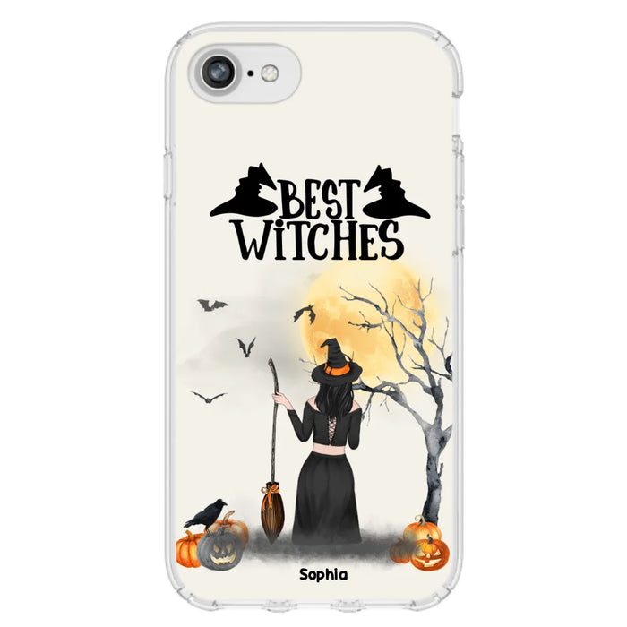 Custom Personalized Witchy Friends Phone Case - Gift For Best Friends with up to 3 Witches - Best Witches