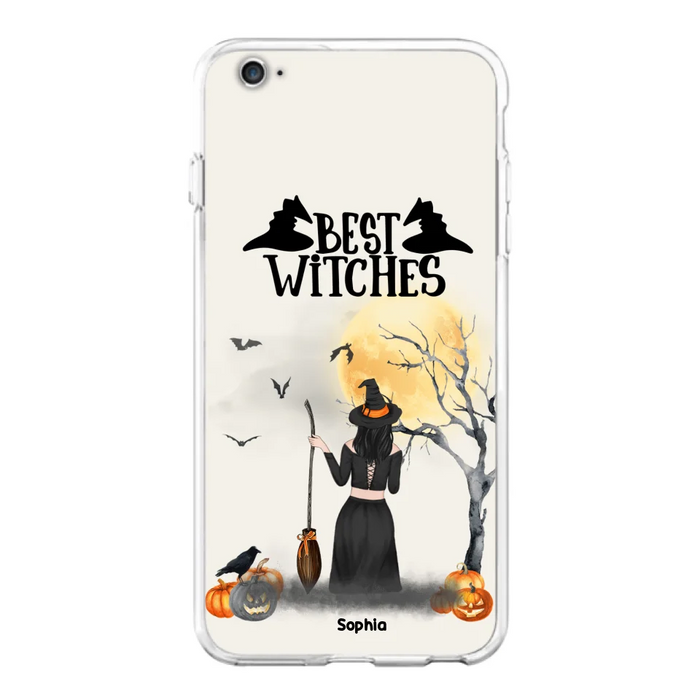 Custom Personalized Witchy Friends Phone Case - Gift For Best Friends with up to 3 Witches - Best Witches