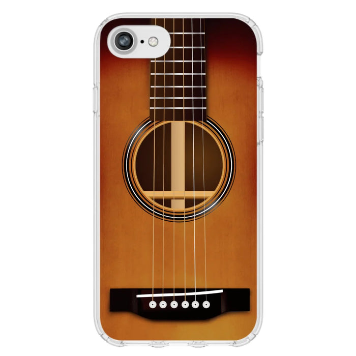 Custom Personalized Acoustic/Electric Guitar Phone Case - Best Gift For Guitarist - Case For iPhone And Samsung