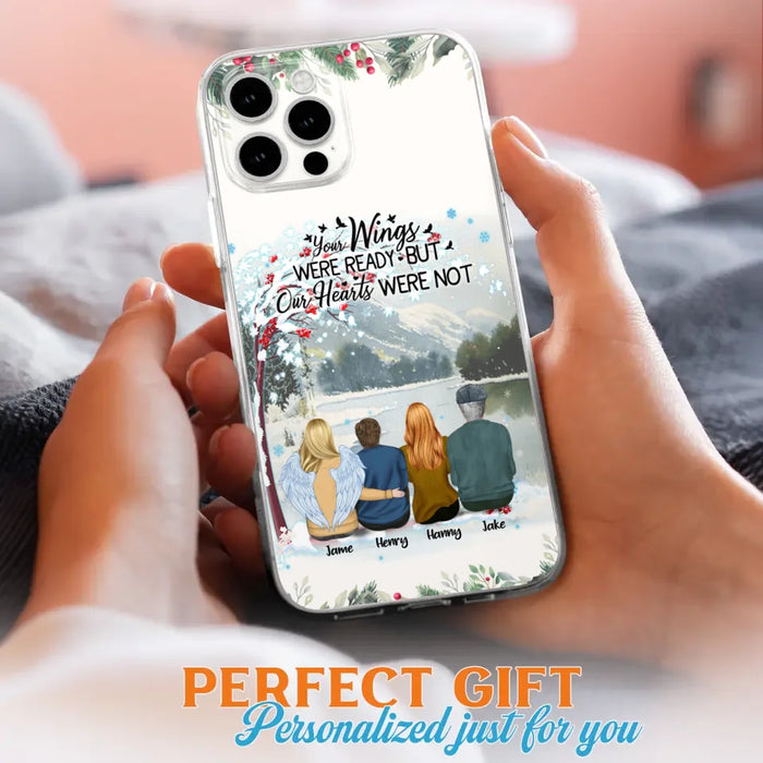 Custom Personalized Family Phone Case - Best Gift For Family - I Know Heaven Is A Beautiful Place Because They Have My Dad - Case For Iphone/Samsung