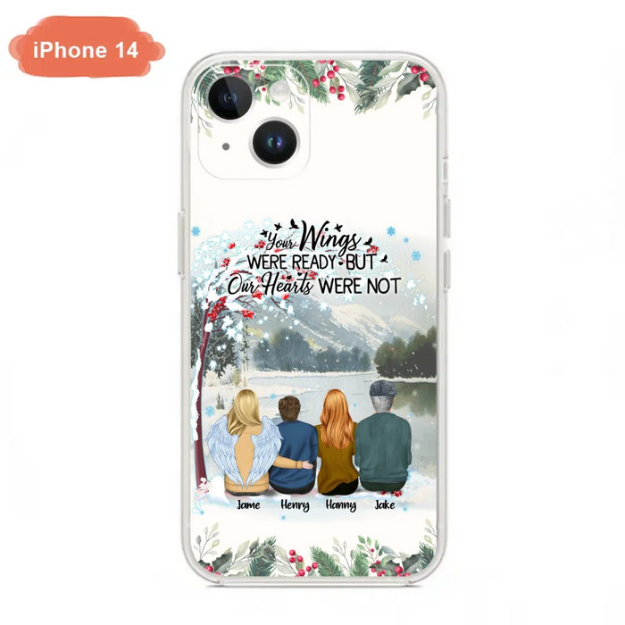 Custom Personalized Family Phone Case - Best Gift For Family - I Know Heaven Is A Beautiful Place Because They Have My Dad - Case For Iphone/Samsung