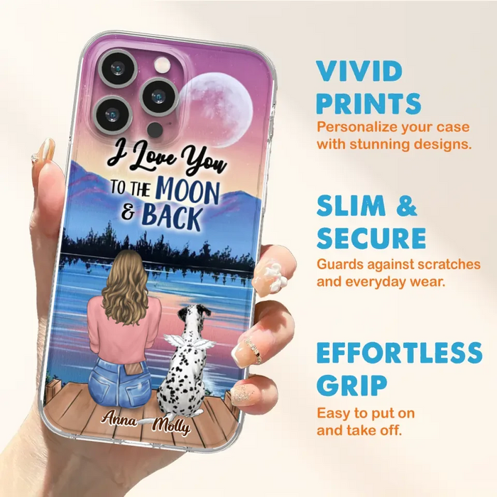 Custom Personalized Memorial Pet Phone Case - Upto 5 Pets - Memorial Gift Idea For Dog/Cat Lovers - They Still Talk About You - Case For iPhone & Samsung