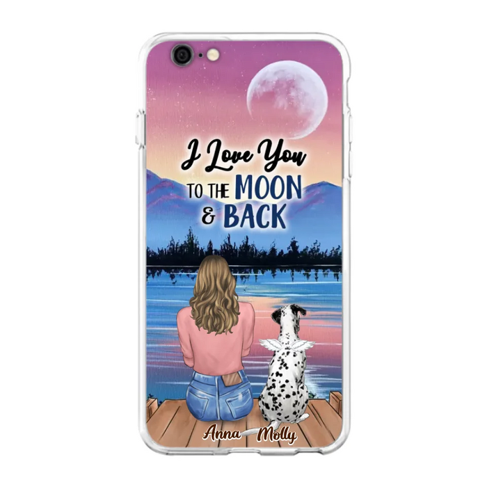 Custom Personalized Memorial Pet Phone Case - Upto 5 Pets - Memorial Gift Idea For Dog/Cat Lovers - They Still Talk About You - Case For iPhone & Samsung