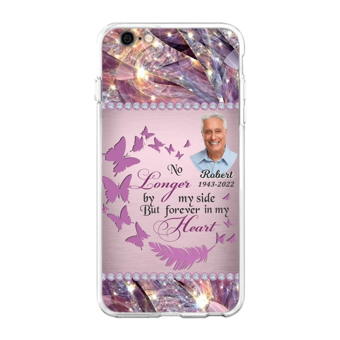 Custom Personalized Memorial Photo iPhone/ Samsung Phone Case - Memorial Gift Idea - No Longer By My Side But Forever In My Heart