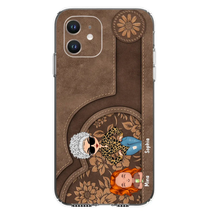 Custom Personalized Grandma Phone Case - Up to 5 Kids - Gift Idea For Grandma/Mother's Day - Case For iPhone And Samsung