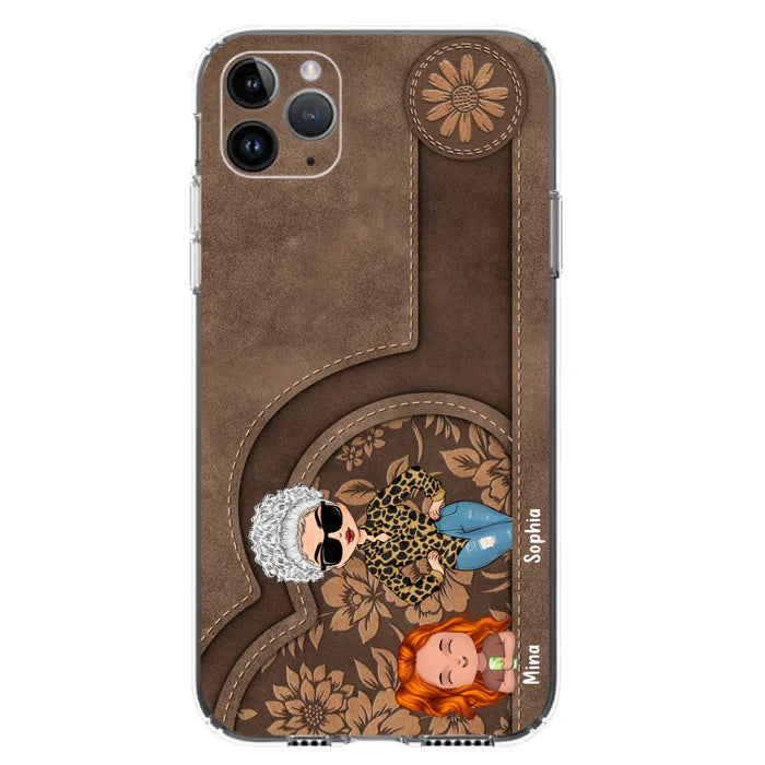 Custom Personalized Grandma Phone Case - Up to 5 Kids - Gift Idea For Grandma/Mother's Day - Case For iPhone And Samsung