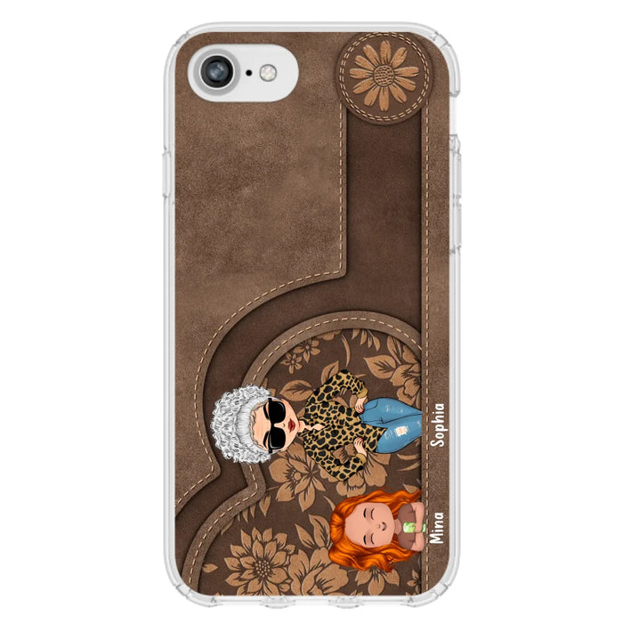 Custom Personalized Grandma Phone Case - Up to 5 Kids - Gift Idea For Grandma/Mother's Day - Case For iPhone And Samsung