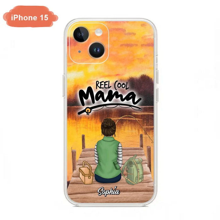 Custom Personalized Fishing Mom Phone Case - Mother's Day Gift Idea For Fishing Lovers - Reel Cool Mama - Case for iPhone/Samsung