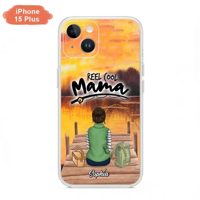 Custom Personalized Fishing Mom Phone Case - Mother's Day Gift Idea For Fishing Lovers - Reel Cool Mama - Case for iPhone/Samsung