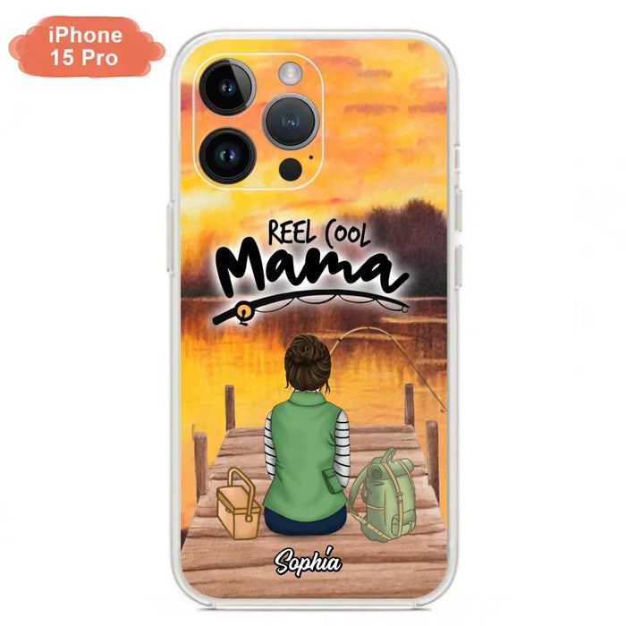 Custom Personalized Fishing Mom Phone Case - Mother's Day Gift Idea For Fishing Lovers - Reel Cool Mama - Case for iPhone/Samsung