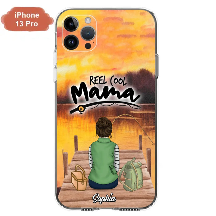 Custom Personalized Fishing Mom Phone Case - Mother's Day Gift Idea For Fishing Lovers - Reel Cool Mama - Case for iPhone/Samsung