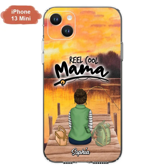 Custom Personalized Fishing Mom Phone Case - Mother's Day Gift Idea For Fishing Lovers - Reel Cool Mama - Case for iPhone/Samsung