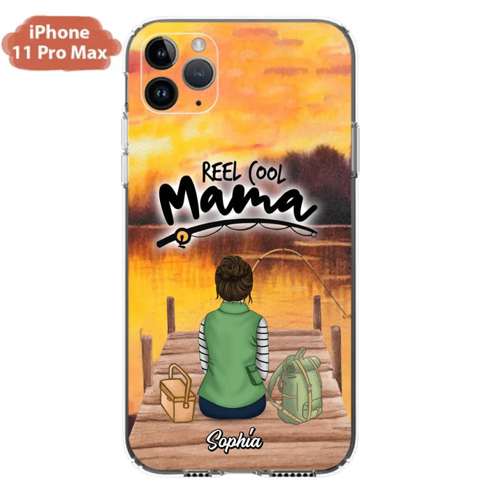 Custom Personalized Fishing Mom Phone Case - Mother's Day Gift Idea For Fishing Lovers - Reel Cool Mama - Case for iPhone/Samsung