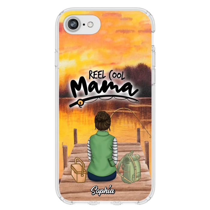 Custom Personalized Fishing Mom Phone Case - Mother's Day Gift Idea For Fishing Lovers - Reel Cool Mama - Case for iPhone/Samsung