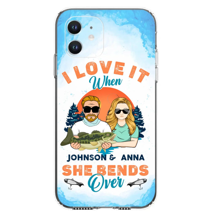 Custom Personalized Fishing Couple Phone Case - Gift Idea For Couple/ Gift To Him/ Her/ Fishing Lover  - Case For iPhone/Samsung