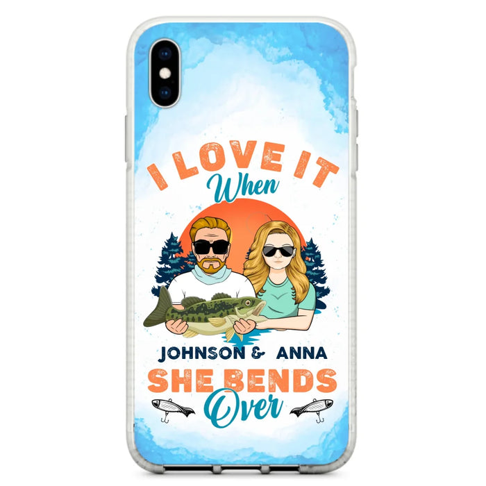 Custom Personalized Fishing Couple Phone Case - Gift Idea For Couple/ Gift To Him/ Her/ Fishing Lover  - Case For iPhone/Samsung