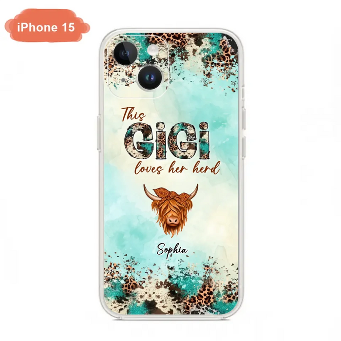 Custom Personalized This Gigi Love Her Herd Phone Case For iPhone/ Samsung - Mother's Day Gift Idea For Mom/ Grandma