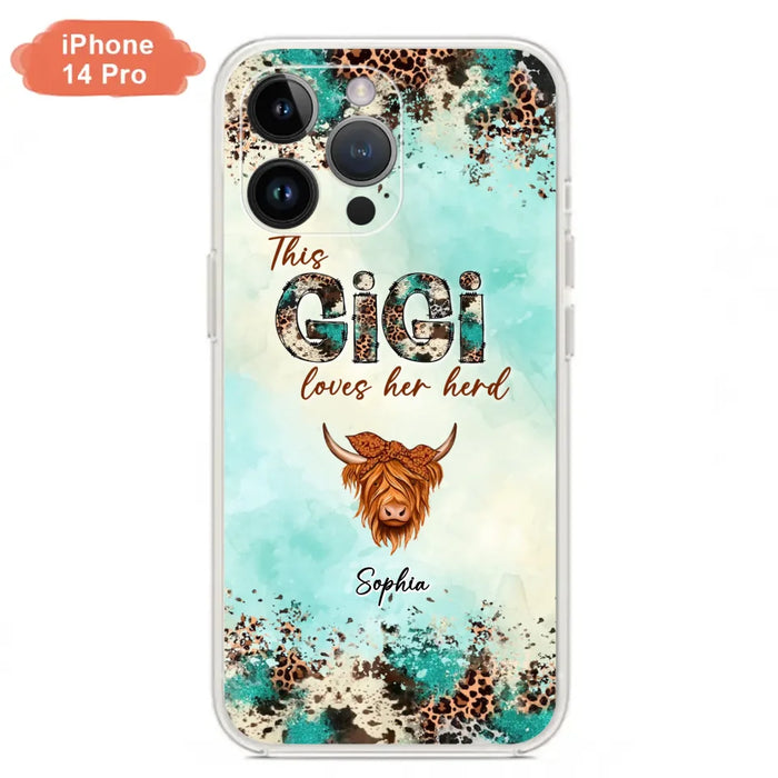 Custom Personalized This Gigi Love Her Herd Phone Case For iPhone/ Samsung - Mother's Day Gift Idea For Mom/ Grandma