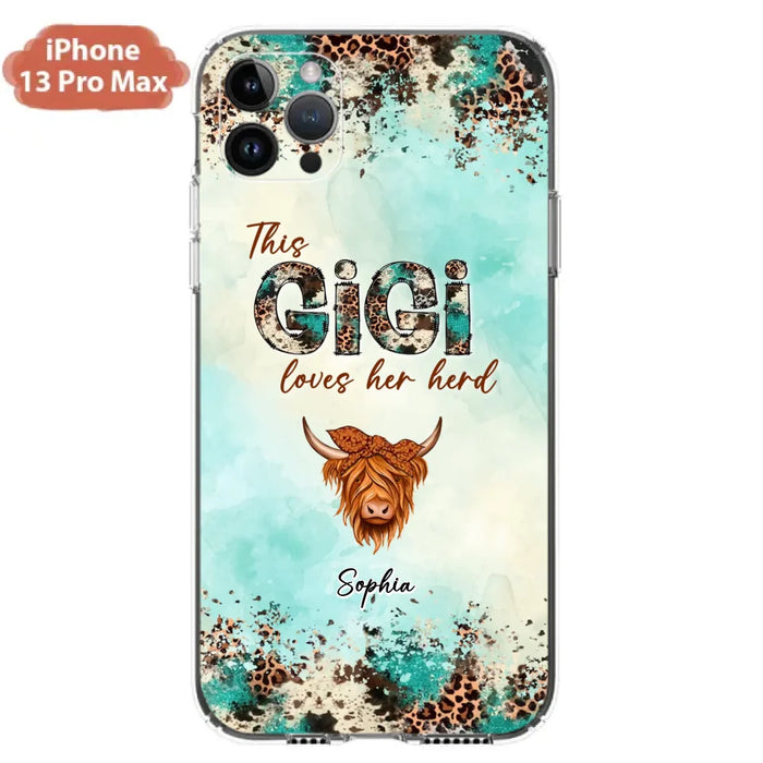 Custom Personalized This Gigi Love Her Herd Phone Case For iPhone/ Samsung - Mother's Day Gift Idea For Mom/ Grandma