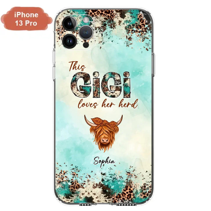 Custom Personalized This Gigi Love Her Herd Phone Case For iPhone/ Samsung - Mother's Day Gift Idea For Mom/ Grandma