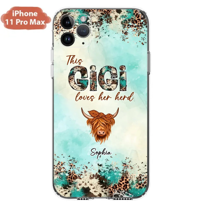 Custom Personalized This Gigi Love Her Herd Phone Case For iPhone/ Samsung - Mother's Day Gift Idea For Mom/ Grandma