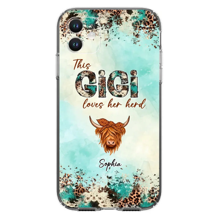 Custom Personalized This Gigi Love Her Herd Phone Case For iPhone/ Samsung - Mother's Day Gift Idea For Mom/ Grandma