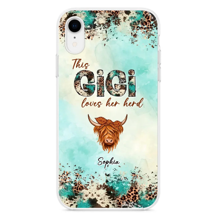 Custom Personalized This Gigi Love Her Herd Phone Case For iPhone/ Samsung - Mother's Day Gift Idea For Mom/ Grandma