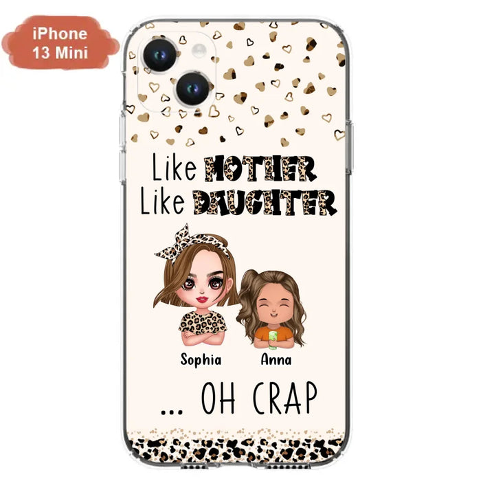 Custom Personalized Mother Phone Case - Mom With Upto 7 Children - Mother's Day Gift To Mom - Like Mother Like Daughter - Case For iPhone And Samsung