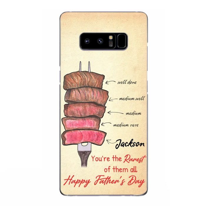 Custom Personalized Father's Day Phone Case - Gift Idea For Father's Day - You're The Rarest Of Them All - Cases For iPhone And Samsung