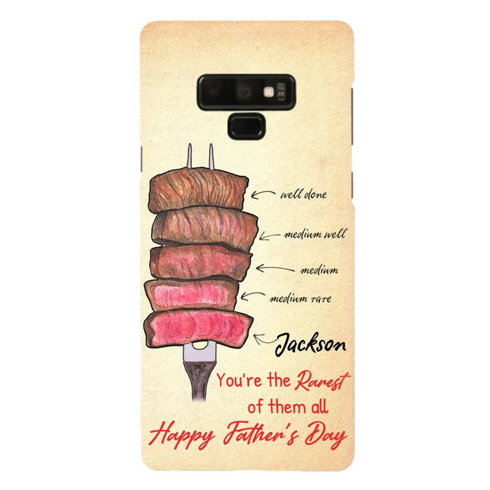 Custom Personalized Father's Day Phone Case - Gift Idea For Father's Day - You're The Rarest Of Them All - Cases For iPhone And Samsung