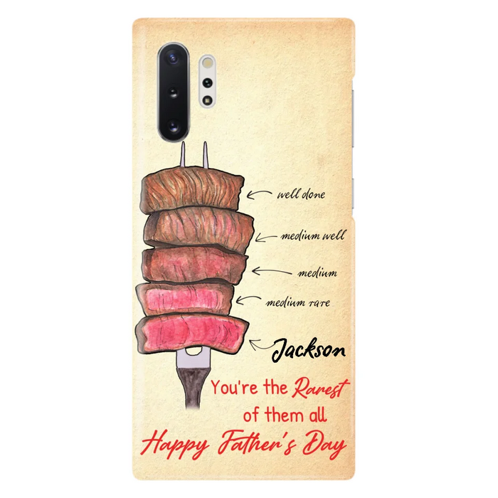 Custom Personalized Father's Day Phone Case - Gift Idea For Father's Day - You're The Rarest Of Them All - Cases For iPhone And Samsung