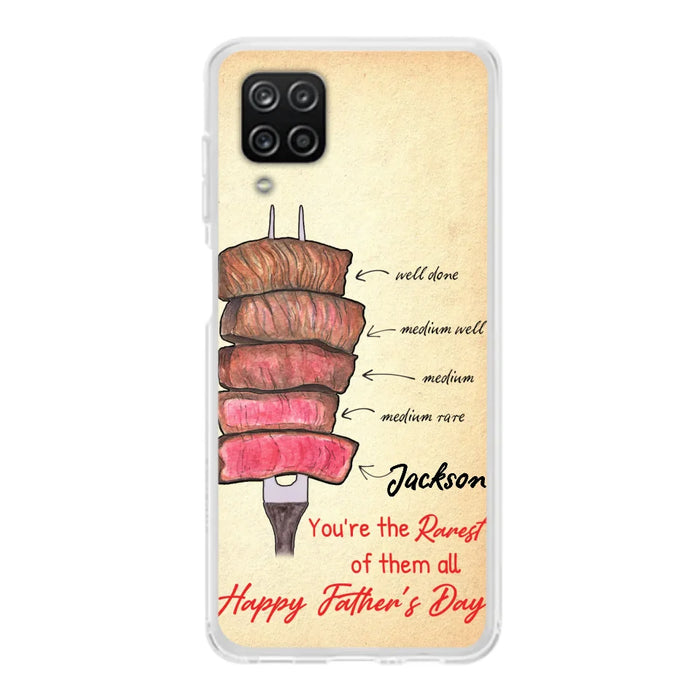 Custom Personalized Father's Day Phone Case - Gift Idea For Father's Day - You're The Rarest Of Them All - Cases For iPhone And Samsung