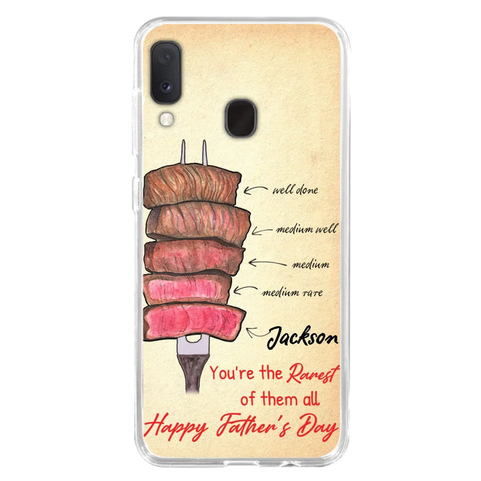 Custom Personalized Father's Day Phone Case - Gift Idea For Father's Day - You're The Rarest Of Them All - Cases For iPhone And Samsung