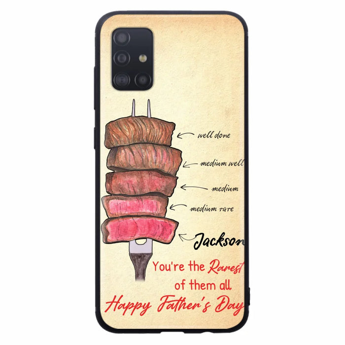 Custom Personalized Father's Day Phone Case - Gift Idea For Father's Day - You're The Rarest Of Them All - Cases For iPhone And Samsung