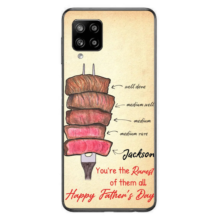 Custom Personalized Father's Day Phone Case - Gift Idea For Father's Day - You're The Rarest Of Them All - Cases For iPhone And Samsung