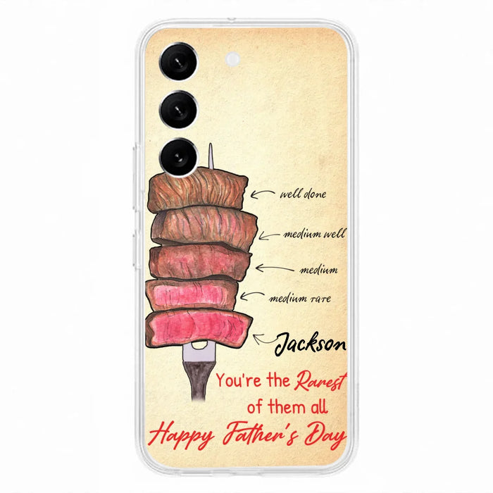 Custom Personalized Father's Day Phone Case - Gift Idea For Father's Day - You're The Rarest Of Them All - Cases For iPhone And Samsung