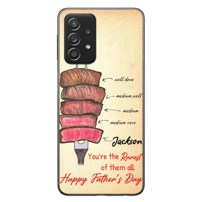 Custom Personalized Father's Day Phone Case - Gift Idea For Father's Day - You're The Rarest Of Them All - Cases For iPhone And Samsung