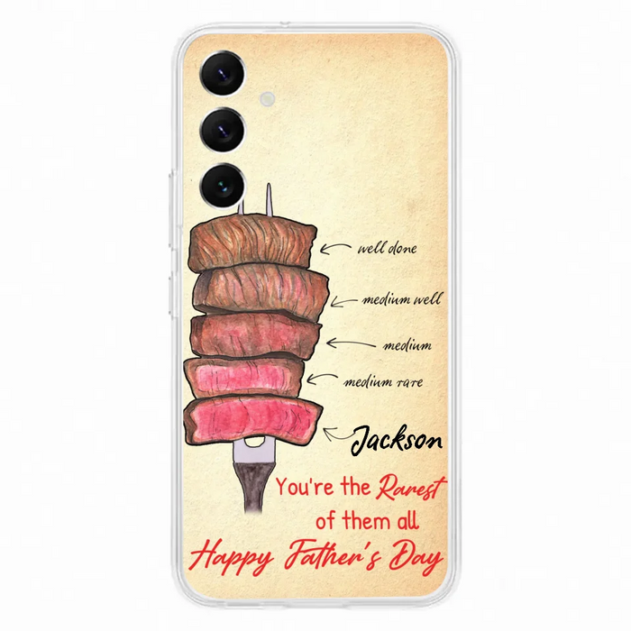 Custom Personalized Father's Day Phone Case - Gift Idea For Father's Day - You're The Rarest Of Them All - Cases For iPhone And Samsung