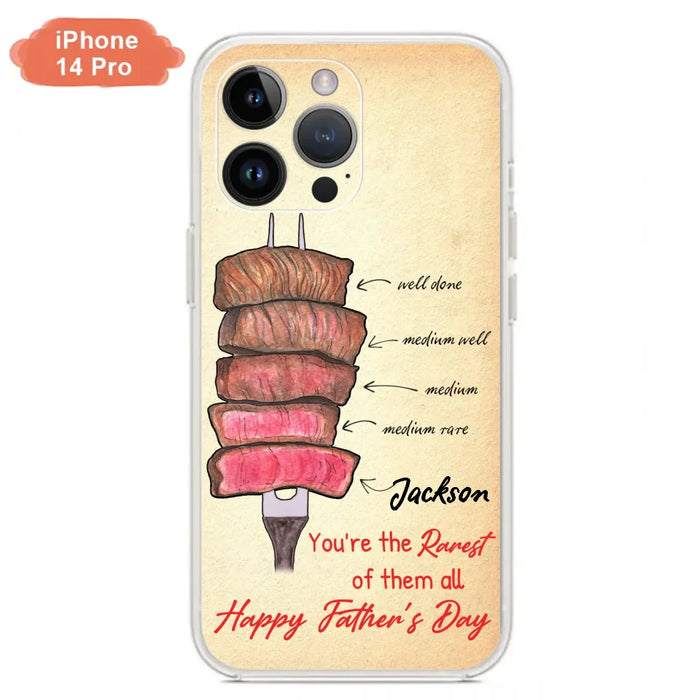 Custom Personalized Father's Day Phone Case - Gift Idea For Father's Day - You're The Rarest Of Them All - Cases For iPhone And Samsung