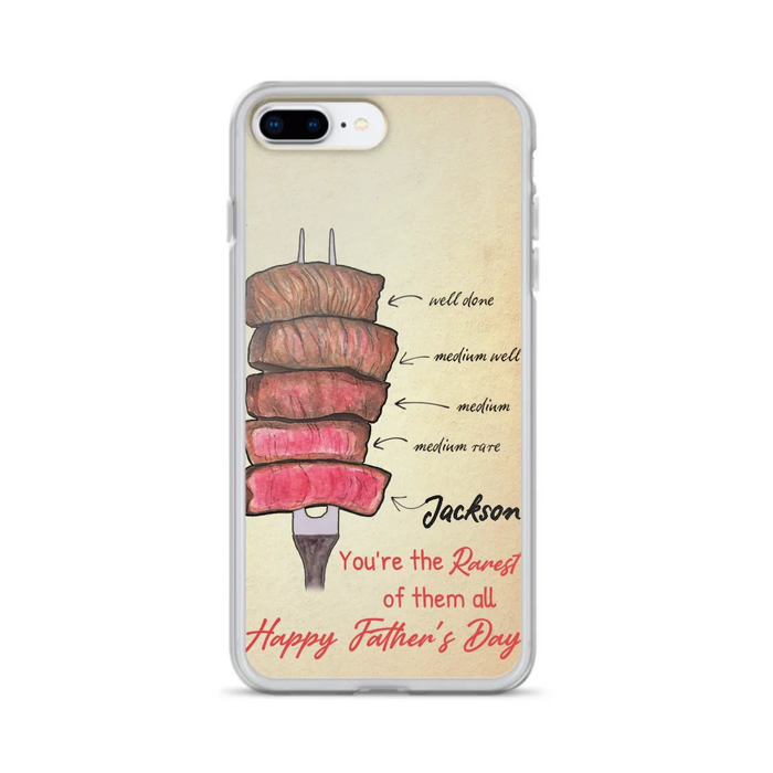 Custom Personalized Father's Day Phone Case - Gift Idea For Father's Day - You're The Rarest Of Them All - Cases For iPhone And Samsung