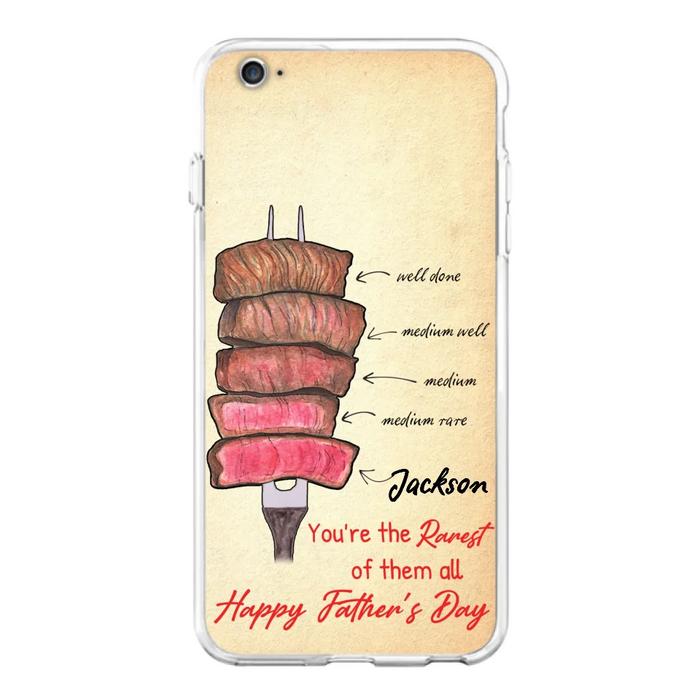 Custom Personalized Father's Day Phone Case - Gift Idea For Father's Day - You're The Rarest Of Them All - Cases For iPhone And Samsung