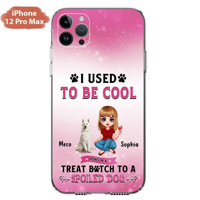 Custom Personalized Dog Mom Phone Case - Gift Idea For Dog Lover - I Used To Be Cool - Up to 5 Dogs - Case For iPhone And Samsung