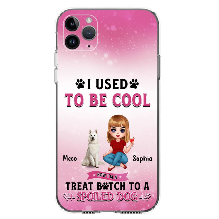 Custom Personalized Dog Mom Phone Case - Gift Idea For Dog Lover - I Used To Be Cool - Up to 5 Dogs - Case For iPhone And Samsung