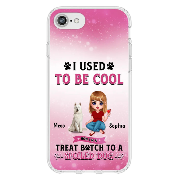 Custom Personalized Dog Mom Phone Case - Gift Idea For Dog Lover - I Used To Be Cool - Up to 5 Dogs - Case For iPhone And Samsung