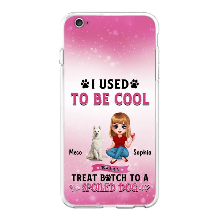 Custom Personalized Dog Mom Phone Case - Gift Idea For Dog Lover - I Used To Be Cool - Up to 5 Dogs - Case For iPhone And Samsung