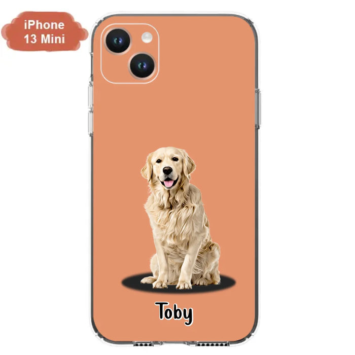 Custom Personalized Pet Phone Case - Up to 3 Pets - Gift Idea For Dog/ Cat Lover - Case For iPhone And Samsung