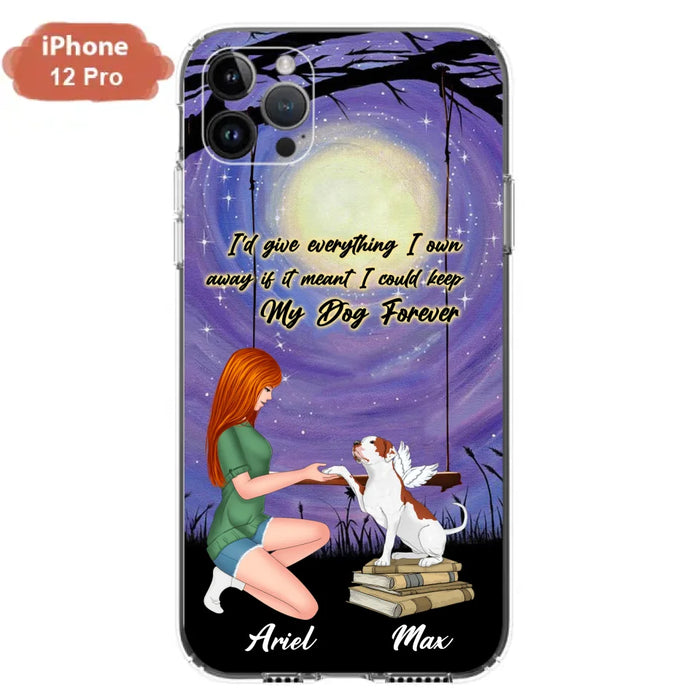 Custom Personalized Dog Mom Phone Case - Gift Idea For Dog Mom/ Dog Lover - When I Needed A Hand I Found Your Paw - Case For iPhone And Samsung