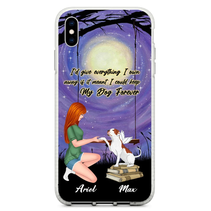 Custom Personalized Dog Mom Phone Case - Gift Idea For Dog Mom/ Dog Lover - When I Needed A Hand I Found Your Paw - Case For iPhone And Samsung