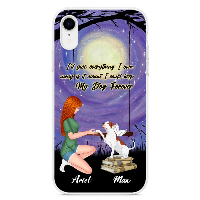 Custom Personalized Dog Mom Phone Case - Gift Idea For Dog Mom/ Dog Lover - When I Needed A Hand I Found Your Paw - Case For iPhone And Samsung