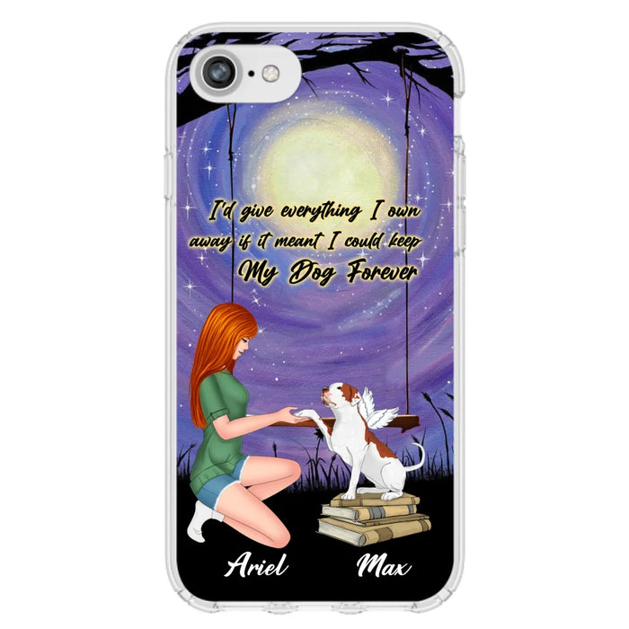 Custom Personalized Dog Mom Phone Case - Gift Idea For Dog Mom/ Dog Lover - When I Needed A Hand I Found Your Paw - Case For iPhone And Samsung